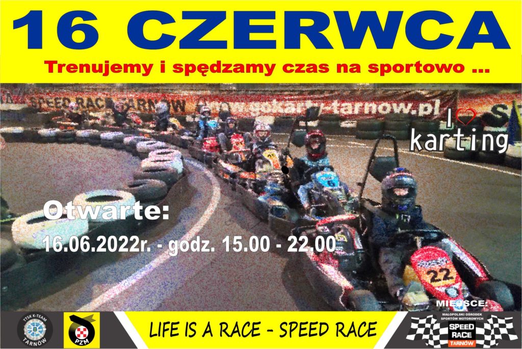 Uwaga! Długi weekend czerwcowy – godziny otwarcia toru Speed Race Tarnów!