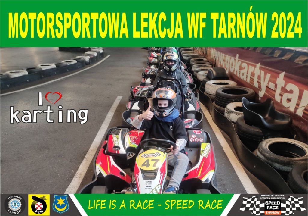 Motorsportowa lekcja WF na torze SpeedRace Tarnów