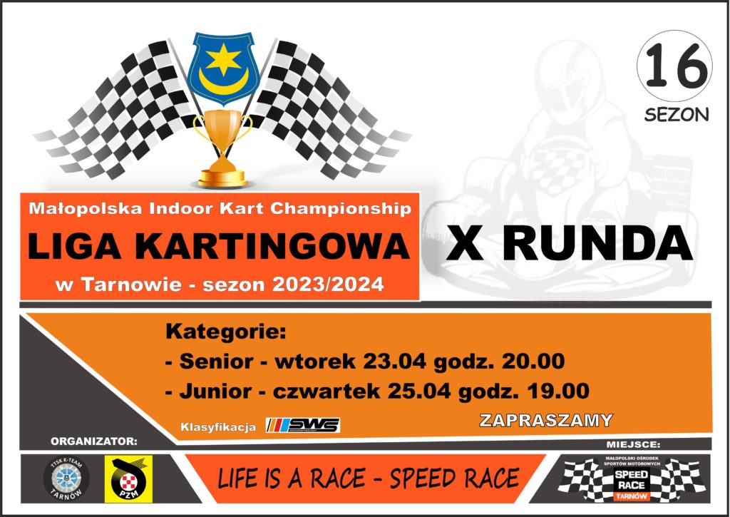 X Runda Ligi Kartingowej w Tarnowie
